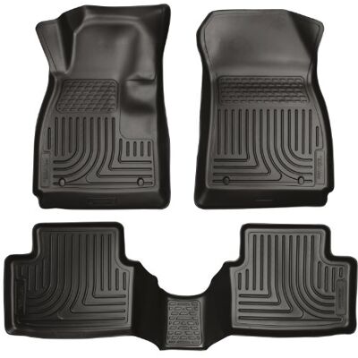 Husky Liners – 99101 passar 2014–20 Chevrolet Impala Weatherbeater fram och 2:a säte golvmattor svart Husky Liners – 99101 passar 2014–20 Chevrolet Impala Weatherbeater fram och 2:a säte golvmattor svart