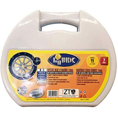 LUBEX Snökedjor ROMBO 7 mm Grupp 7 TYPGODKÄNNANDE TUV-KOD 21346 LUBEX Snökedjor ROMBO 7 mm Grupp 7 TYPGODKÄNNANDE TUV-KOD 21346