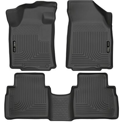 Husky Liners 99621 passar 2016-20 Nissan Maxima Weatherbeater främre och 2:a sätesgolvmattor Husky Liners 99621 passar 2016-20 Nissan Maxima Weatherbeater främre och 2:a sätesgolvmattor