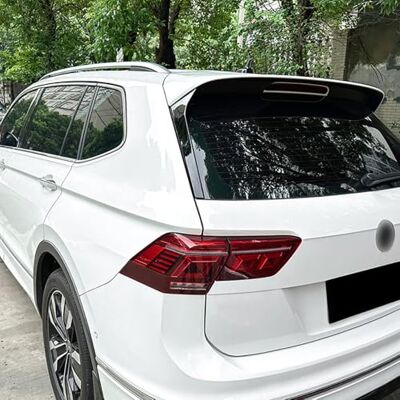 AUTO-STYLE Luftdeflektorsats bakruta kompatibel med Volkswagen Tiguan II R-Line Facelift 2020–2024 (ABS svart glans) AUTO-STYLE Luftdeflektorsats bakruta kompatibel med Volkswagen Tiguan II R-Line Facelift 2020–2024 (ABS svart glans)