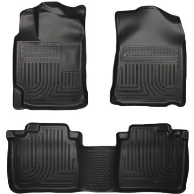 Husky Liners Weatherbeater Floor Mats Fits 2010-2015 Lexus RX350 & Lexus RX450H Front & 2nd Row, 3-pc Black 99551 Husky Liners Weatherbeater Floor Mats Fits 2010-2015 Lexus RX350 & Lexus RX450H Front & 2nd Row, 3-pc Black 99551