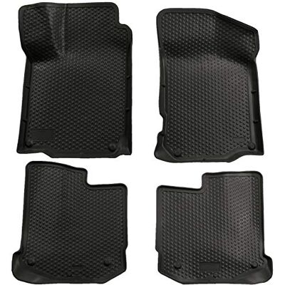 Husky Liners anpassad passform fram- och andra säte golvfoder set för utvalda Volkswagen modeller (svart) av Husky Liners anpassad passform fram- och andra säte golvfoder set för utvalda Volkswagen modeller (svart) av
