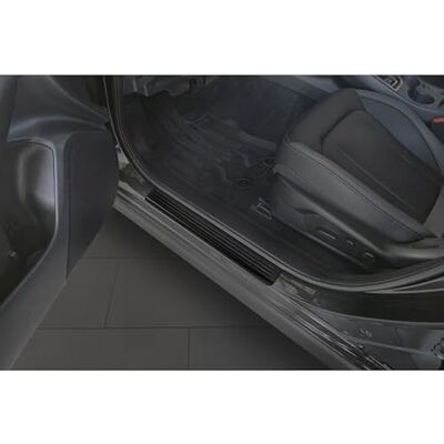 Avisa Matt Black Inox dörrtröskelskydd kompatibel med Subaru Crosstrek III 2023- "Lines" 4 delar Avisa Matt Black Inox dörrtröskelskydd kompatibel med Subaru Crosstrek III 2023- "Lines" 4 delar