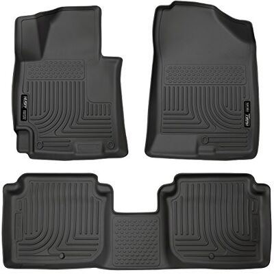 Husky Liners Fits 2014-16 Hyundai Elantra Sedan Weatherbeater Front & 2nd Seat Floor Mats Husky Liners Fits 2014-16 Hyundai Elantra Sedan Weatherbeater Front & 2nd Seat Floor Mats