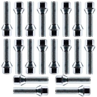 Bulloni Kit 20 nyckel 17 Steg 14X1.25 l 45 Konisk Bulloni Kit 20 nyckel 17 Steg 14X1.25 l 45 Konisk