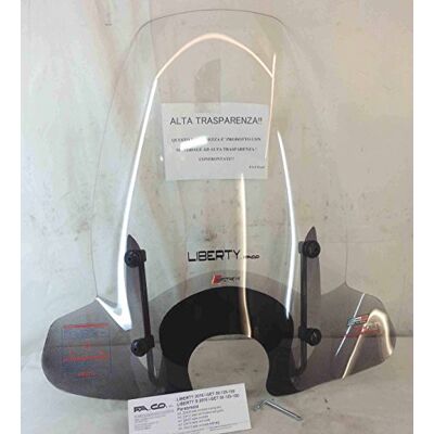 FACO Parabrezza/Paravento per Piaggio Liberty 50/125/250 + Attacchi 23411 klar FACO Parabrezza/Paravento per Piaggio Liberty 50/125/250 + Attacchi 23411 klar