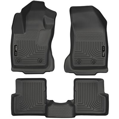 Husky Liners Weatherbeater Passar Jeep Renegade, främre och 2:a raden Liners – svart, 3 st. 99081 Husky Liners Weatherbeater Passar Jeep Renegade, främre och 2:a raden Liners – svart, 3 st. 99081