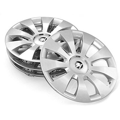 Skoda 3V0071456 navkapslar (4 stycken) hjulpaneler, 16 tums Hermes hjulskydd *** 6,5 Jx16 stålfälgar *** Skoda 3V0071456 navkapslar (4 stycken) hjulpaneler, 16 tums Hermes hjulskydd *** 6,5 Jx16 stålfälgar ***
