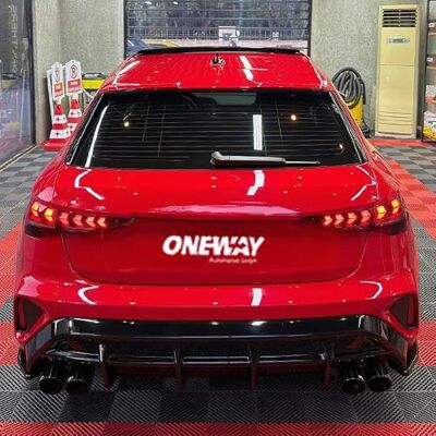 ONEWAY AUTO ACCESSORIES Oneway bakre sidodiffusorer kompatibla med Audi A3 (8Y) Sportback S-Line/S3 Facelift 2025- glansig svart ONEWAY AUTO ACCESSORIES Oneway bakre sidodiffusorer kompatibla med Audi A3 (8Y) Sportback S-Line/S3 Facelift 2025- glansig svart