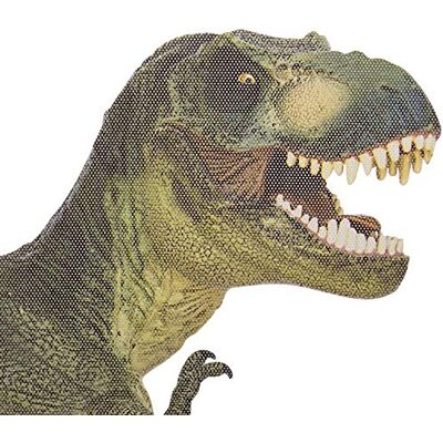 Thumbs Up Ride med T-rex fönsterklistermärke Thumbs Up Ride med T-rex fönsterklistermärke