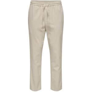 Only & Sons Herrbyxor enfärgade, Silverfoder, S Only & Sons Herrbyxor enfärgade, Silverfoder, S