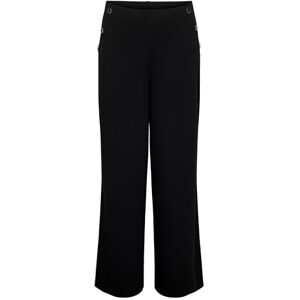 JDY geggo Life Button Pant JRS Noos, svart, (XS) W x 32L JDY geggo Life Button Pant JRS Noos, svart, (XS) W x 32L