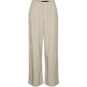 VERO MODA Vmmindy Mw Linne Dad Pant Mix Noos, Havregryn, 40W x 32L VERO MODA Vmmindy Mw Linne Dad Pant Mix Noos, Havregryn, 40W x 32L