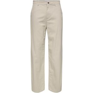 Only & Sons Onsbob Loose Cot Lin 0007 byxa, Silverfoder, 38W / 32L Only & Sons Onsbob Loose Cot Lin 0007 byxa, Silverfoder, 38W / 32L