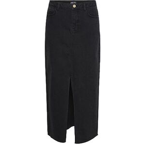 PIECES Kvinnlig jeanskjol PCJESSIE, svart, M PIECES Kvinnlig jeanskjol PCJESSIE, svart, M