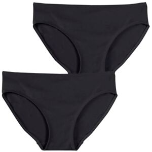 Athena Set med 2 trosor för flickor mjukhet och komfort – stretchbomull – Oeko-TEX® etikett standard 100, Svart/svart, 6 �r Athena Set med 2 trosor för flickor mjukhet och komfort – stretchbomull – Oeko-TEX® etikett standard 100, Svart/svart, 6 �r