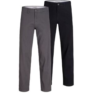 JACK & JONES Jpstkane Dave Chino 2Pk Mp Noos, svart, 33W / 36L JACK & JONES Jpstkane Dave Chino 2Pk Mp Noos, svart, 33W / 36L