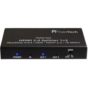 FeinTech VSP01201 HDMI 2.0 Splitter - 1x2 4K HDR FeinTech VSP01201 HDMI 2.0 Splitter - 1x2 4K HDR