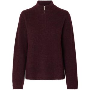 SELECTED FEMME Slflulu Ls stickad halv dragkedja Noos, Fig, L SELECTED FEMME Slflulu Ls stickad halv dragkedja Noos, Fig, L