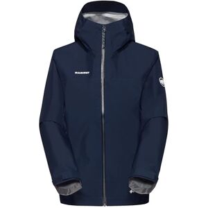MAMMUT Damen Wanderjacke Crater Light GTX 3L Hoodie mörkblå - Vandringarjacka MAMMUT Damen Wanderjacke Crater Light GTX 3L Hoodie mörkblå - Vandringarjacka