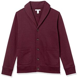 Amazon Essentials långärmad fleece sjalkrage kofta, vinröd, XX-Large Amazon Essentials långärmad fleece sjalkrage kofta, vinröd, XX-Large