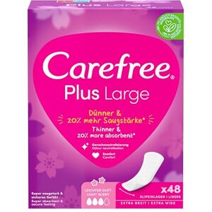 Carefree Plus Stor Lätt Doft Panty Liners - Panty Liners Carefree Plus Stor Lätt Doft Panty Liners - Panty Liners