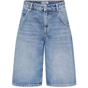 ONLY damjeans shorts ONLMATE medium midja säckig passform jeansshorts, blå, L ONLY damjeans shorts ONLMATE medium midja säckig passform jeansshorts, blå, L