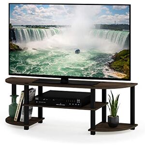 Furinno Turn-S-Tube Bred TV-Underhållningscenter - Platsbesparande, Lätt att Montera, 3 Hyllor Furinno Turn-S-Tube Bred TV-Underhållningscenter - Platsbesparande, Lätt att Montera, 3 Hyllor