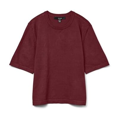 VERO MODA Vmsilje 2/4 O-NCK oversize pull Ga Noos, tawny port, S VERO MODA Vmsilje 2/4 O-NCK oversize pull Ga Noos, tawny port, S