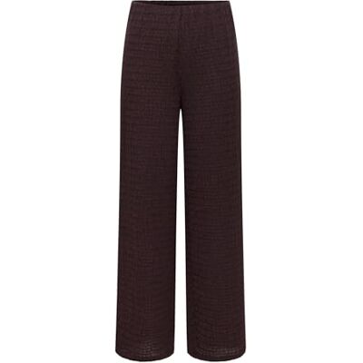 ONLY Onlilse Life byxa för kvinnor struktur JRS Noos, Djup mahogny, S ONLY Onlilse Life byxa för kvinnor struktur JRS Noos, Djup mahogny, S