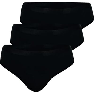 Athena Linjaler, set med 3 trosor, damlinjaltrosor, svart, M Athena Linjaler, set med 3 trosor, damlinjaltrosor, svart, M
