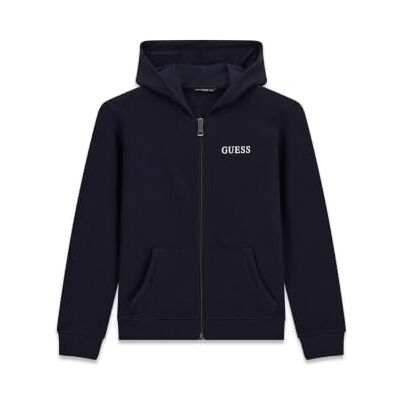 GUESS Boy'sZIP UP HUVA AKTIV TOPSWEATSHIRTSMART BLÅ storlek 7 längd N GUESS Boy'sZIP UP HUVA AKTIV TOPSWEATSHIRTSMART BLÅ storlek 7 längd N