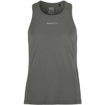 Craft Adv Essence Singlet 2 Granit – ärmlös funktionell skjorta M med nätinsatser – ventilerande träningstopp av återvunnet material Craft Adv Essence Singlet 2 Granit – ärmlös funktionell skjorta M med nätinsatser – ventilerande träningstopp av återvunnet material