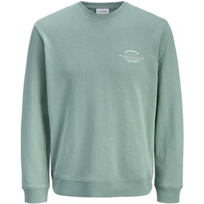 JACK & JONES Jjbrandon Sweat Crew Neck Jnr, Mineralblå, 140 JACK & JONES Jjbrandon Sweat Crew Neck Jnr, Mineralblå, 140