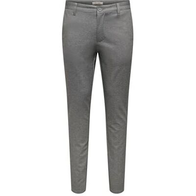 Only & Sons Onsmark Slim Ditsy 020934 Pant Noos, Silverfoder, 33W / 30L Only & Sons Onsmark Slim Ditsy 020934 Pant Noos, Silverfoder, 33W / 30L