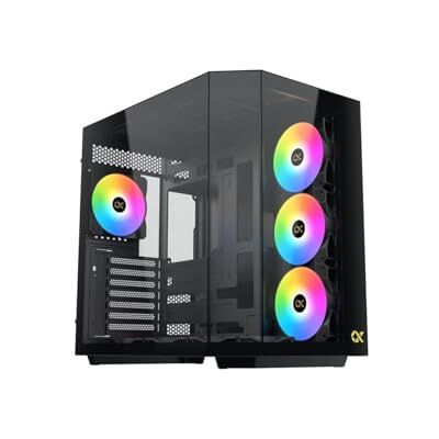 XIGMATEK CUBI II - E-ATX PC-chassi med härdat glas - Svart XIGMATEK CUBI II - E-ATX PC-chassi med härdat glas - Svart