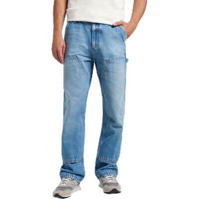 Lee Herrjeans, dubbla knäbyxor, lös rak passform, raka ben, skatepark, 32W x 34L Lee Herrjeans, dubbla knäbyxor, lös rak passform, raka ben, skatepark, 32W x 34L