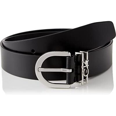 Calvin Dambälte Loop Belt 3.0 cm Läderbälte, Ck Black, 100 Calvin Dambälte Loop Belt 3.0 cm Läderbälte, Ck Black, 100