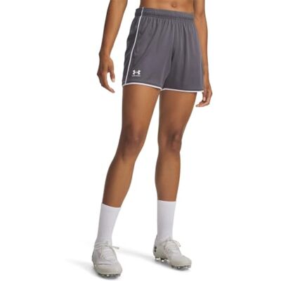 Under Armour UA W Challenger Train Short Castlerock/vit LG, Castlerock/vit, L Under Armour UA W Challenger Train Short Castlerock/vit LG, Castlerock/vit, L