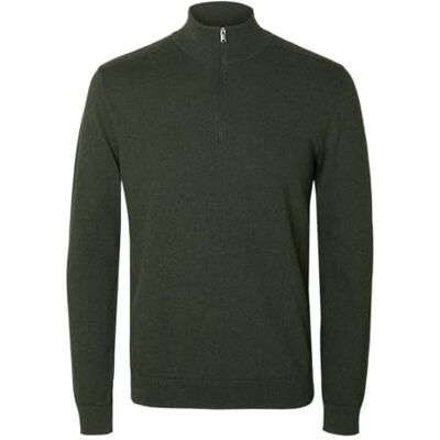 SELECTED HOMME SELECTED FEMME Slhberg halvdragkedja cardigan Noos, Skogsnatt, S SELECTED HOMME SELECTED FEMME Slhberg halvdragkedja cardigan Noos, Skogsnatt, S