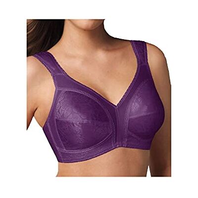 Playtex 18-timmars behå för kvinnor, trådlös behå full räckvidd, 4-vägs TruSupport, Plum Majestic, 85F, Plum Majestic, 85F, Plommon Majestic, 85F Playtex 18-timmars behå för kvinnor, trådlös behå full räckvidd, 4-vägs TruSupport, Plum Majestic, 85F, Plum Majestic, 85F, Plommon Majestic, 85F