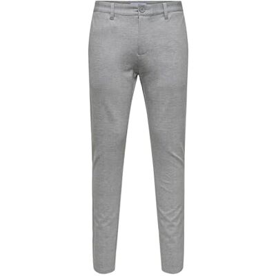 Only & Sons ONSMARK Slim Check Pants 9887 NOOS, Glaciärgrå, 30W / 34L Only & Sons ONSMARK Slim Check Pants 9887 NOOS, Glaciärgrå, 30W / 34L