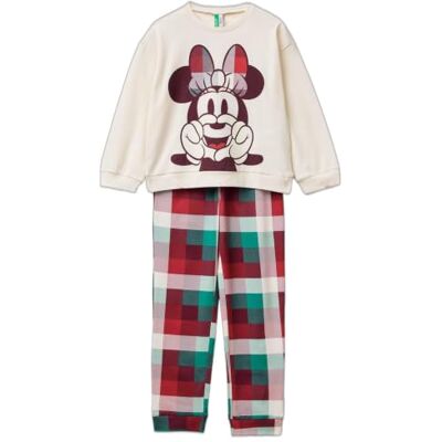 United Pig(Jersey + Pant) 3P050P09N pyjamasset, vit, XL för flickor United Pig(Jersey + Pant) 3P050P09N pyjamasset, vit, XL för flickor