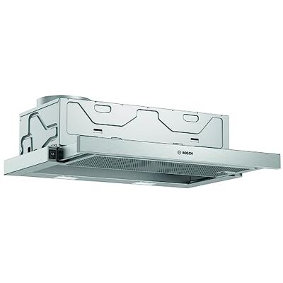 Bosch DFM064W54 Serie 2 plattskärmskåpa/B/60 cm/silvermetallisk, tillval lufts- eller frånluftsdrift, vippbrytare, metallfettfilter (diskmaskinssäkert) Bosch DFM064W54 Serie 2 plattskärmskåpa/B/60 cm/silvermetallisk, tillval lufts- eller frånluftsdrift, vippbrytare, metallfettfilter (diskmaskinssäkert)