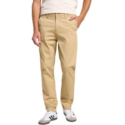 Lee Herrbyxor, smal chino, smal rak passform, raka ben, sand, 32W x 32L Lee Herrbyxor, smal chino, smal rak passform, raka ben, sand, 32W x 32L