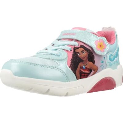 Geox J FADINLIGHT Girl D sneakers, WATERSEA/Coral, 31 EU Geox J FADINLIGHT Girl D sneakers, WATERSEA/Coral, 31 EU