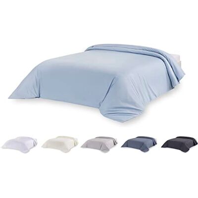 TODOCAMA Duntäcksöverdrag 105/120-180x220cm Ljusgrå - Sängkläder TODOCAMA Duntäcksöverdrag 105/120-180x220cm Ljusgrå - Sängkläder
