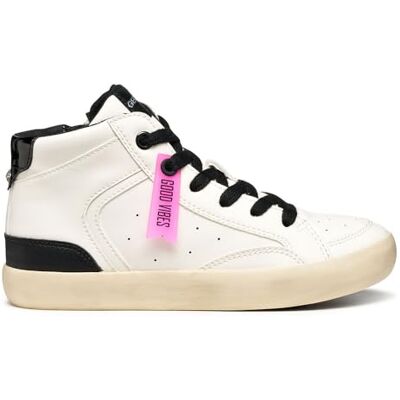 Geox J GISLI Girl sneakers, vit/svart, 29 EU, Vit svart, 29 EU Geox J GISLI Girl sneakers, vit/svart, 29 EU, Vit svart, 29 EU
