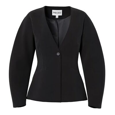PIECES Pckamil Ls Fitted Blazer Noos Bc, svart, XL PIECES Pckamil Ls Fitted Blazer Noos Bc, svart, XL