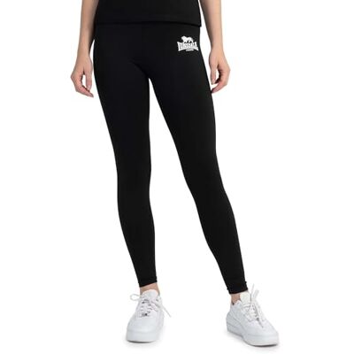 Lonsdale Caldmore Dam Leggings - svart/vit - Leggings Lonsdale Caldmore Dam Leggings - svart/vit - Leggings